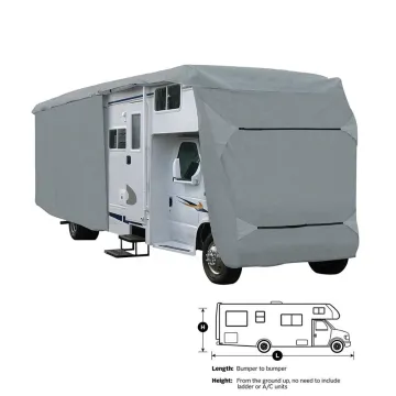 High Quality Hot Sale Wholesale UV Protection RV Cover Waterproof Caravan Travel Trailer Cover Optimal Coverage