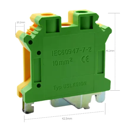 Nylon DIN Rail UK Earthing Terminal Block with Phoenix Contact