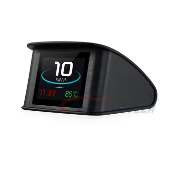 Mycartech Smart Gauge OBD2 P10 HUD: Head-Up Display with Overspeed Alarm and Diagnostic Tools