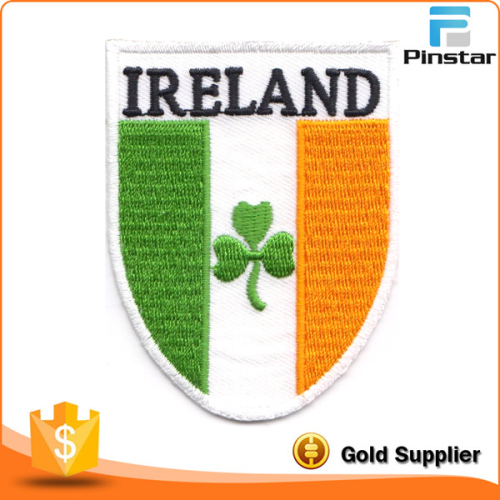 Ireland Irish Shamrock Shield Flag Embroidery Badges Patch patches for clothing