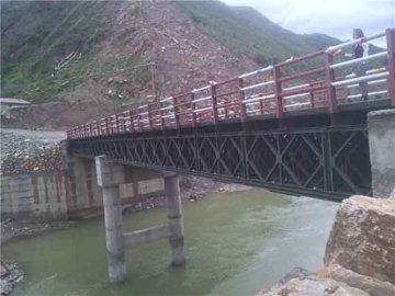 Temporary Bailey Bridge Steel Construction Competitive Price