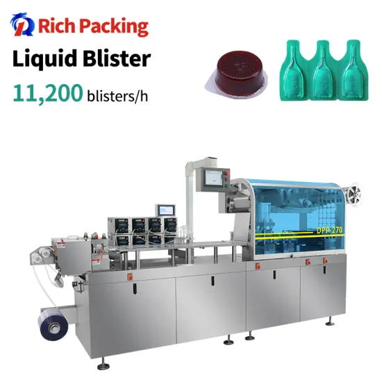 Cosmetic Blister Machine Manufacturer: Jelly Liquid Blister Packaging Solutions