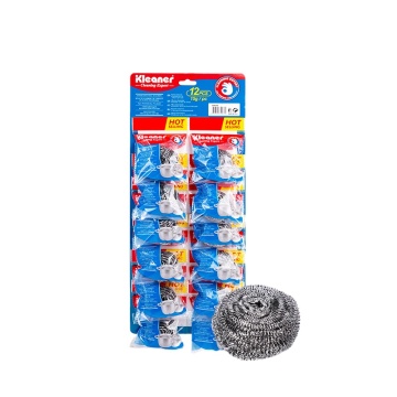 Kleaner 15g 12 gói máy lọc len bằng thép không gỉ cho nhà bếp và phòng tắm