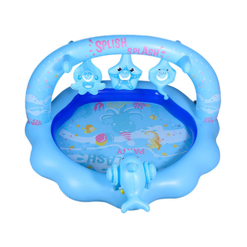 Children's inflatable spray play pool Shooting Game Toy