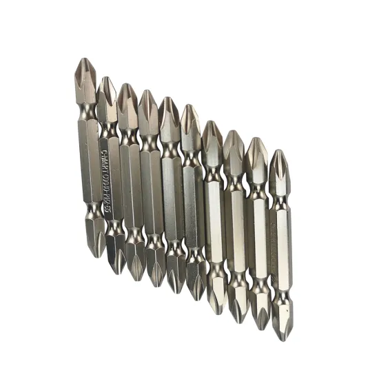 Double-ended Bits for S2 and PH2 Screwdriver Applications