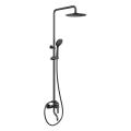 Exposed Wall Mount Polished Brass Shower Mixer