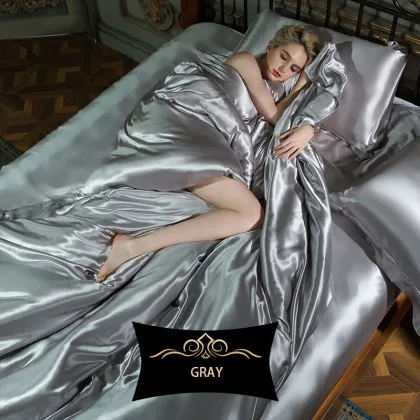 Customized Luxury Pure Mulberry Silk Bedding Set - Silk Flat Sheet Factory