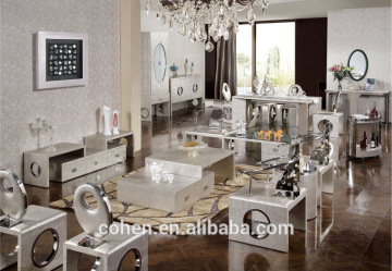 E121Morden Pictures Living Room Furniture Design with pu cabinets