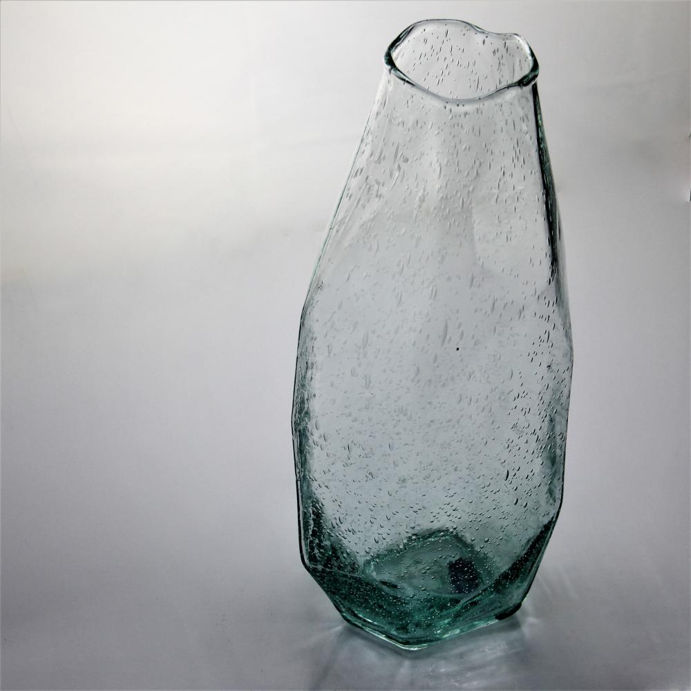 bubble glass vase