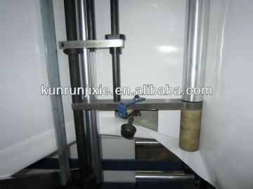 side gusset stand up pouch plastic bag making machine, one roll film make bag, stand up pouch