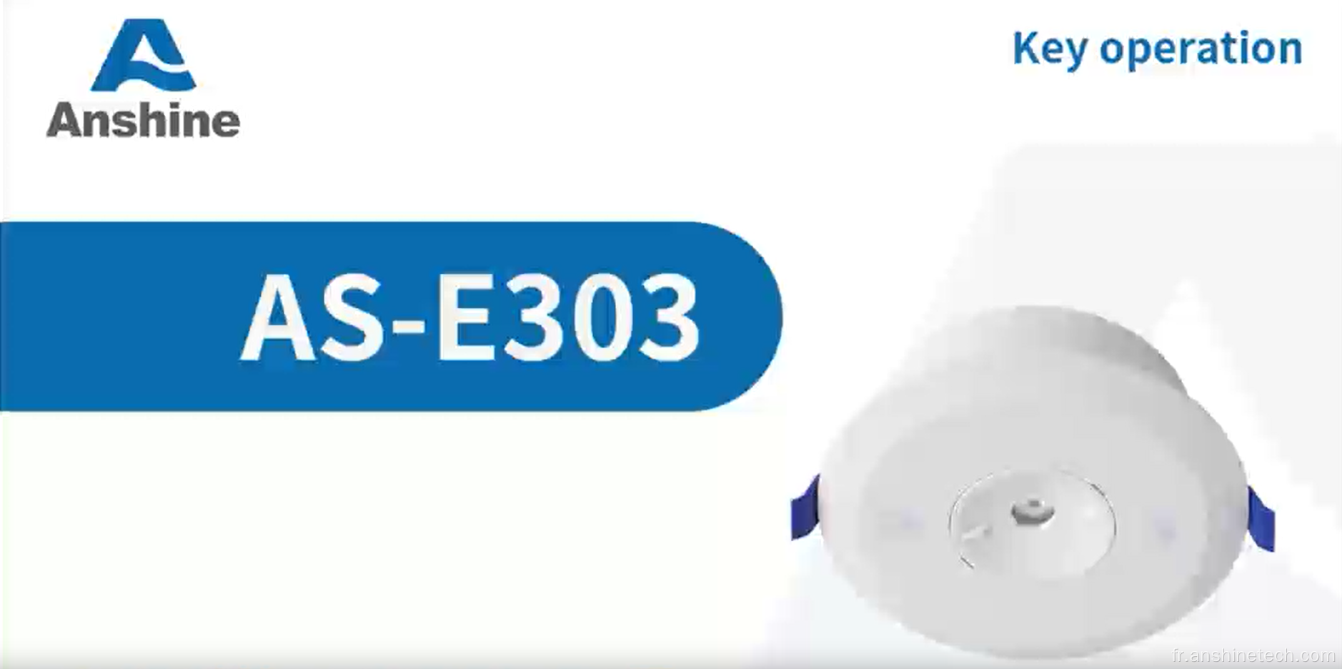 Aegis Beam : éclairage d'urgence étanche toujours allumé avec télécommande