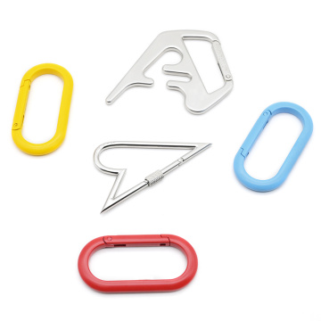 Stainless Steel Custom Shape Colorful Spring Hook