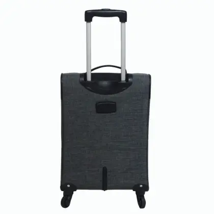 Snow flake soft luggage sets suitcases