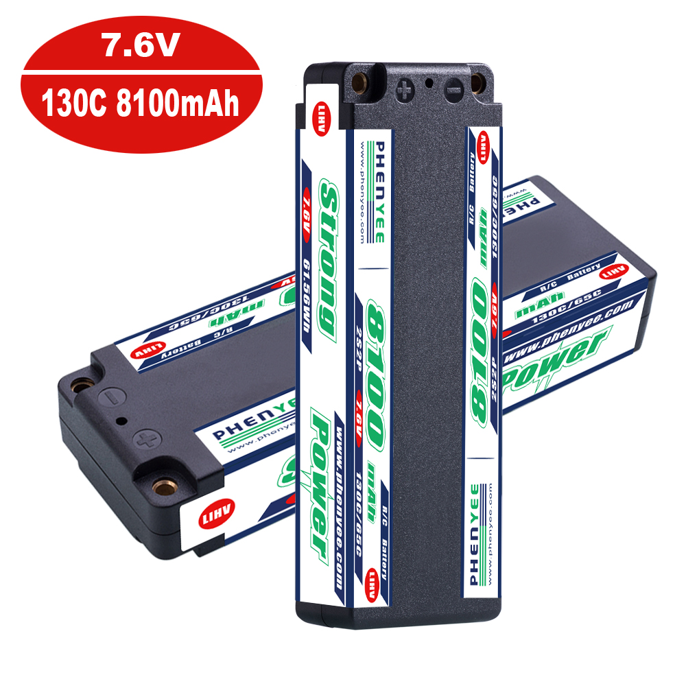 8100mAh 7.6V 2S Lipo Battery para automóvil RC