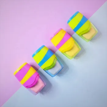 Double Holes Manual Customized Pencil Sharpener with Eraser