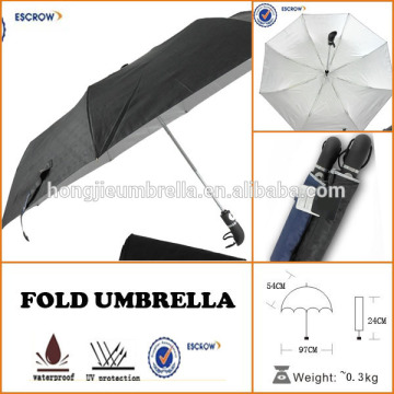 8 Ribs men's business wind resistant folding umbrella