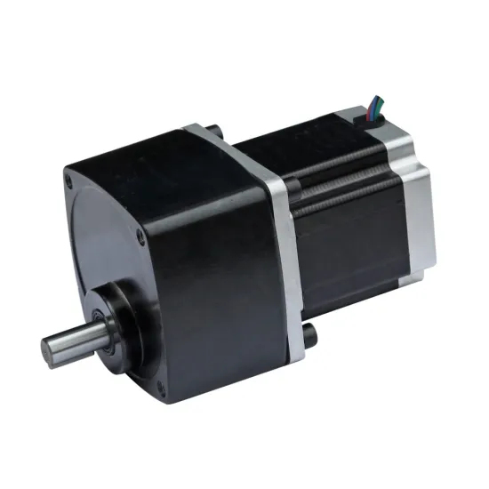NEMA 34 DC Hybrid Stepper Gear Motor with Square Parallel Shaft Design