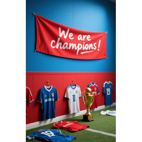 Large Red Banners for Marketing