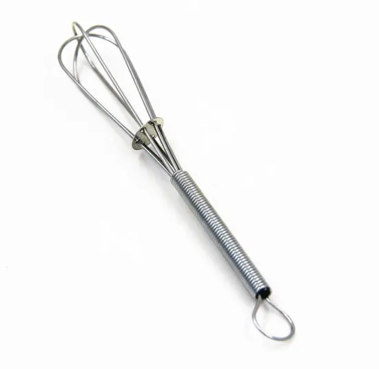 Mini Stainless Steel Balloon Whisk Manual Egg Beater for Kitchen Baking