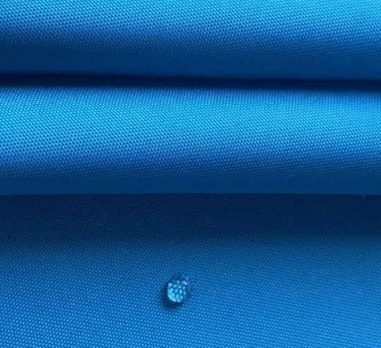 Polyester 300D solution dyed oxford fabric acrylic coating