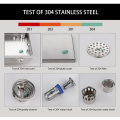 304 Drain au sol en acier inoxydable avec trou