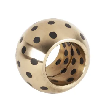 High Force Brass Graphite Copper Sleeve Self Lubricating Bushing Casting Solid Bearing