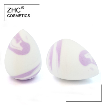 CC4703 Lovely tear shape makeup sponge blender cosmetic puff with private label for beauty