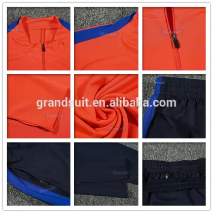 Best selling group tracksuit thai qiality football uniforms design your own logo soccer jersey set long sleeve