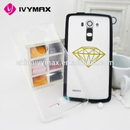 ultra thin clear transparent pc phone case for LG G4 factory accessory