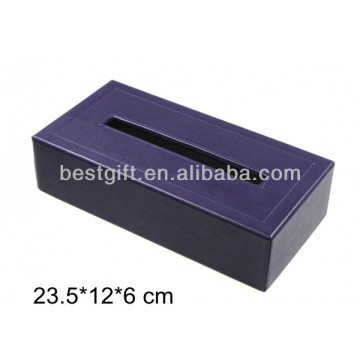 car tissue box holder / portable purple tissue holder