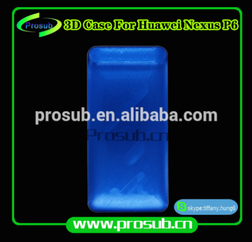 3D sublimation mobile phone case cover plastic injection mould for SFM- Huawei Nexus 6P