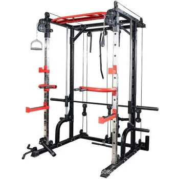 Comprehensive Smith Machine, Gantry Type Squat Frame & Gymnastics Bench: Ultimate Fitness Equipment Trainer