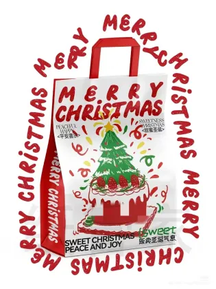 Fantasy Christmas Colorful Bag