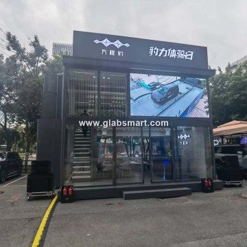 Двухслаёвы мабільны выставачны аўтамабіль GLAB