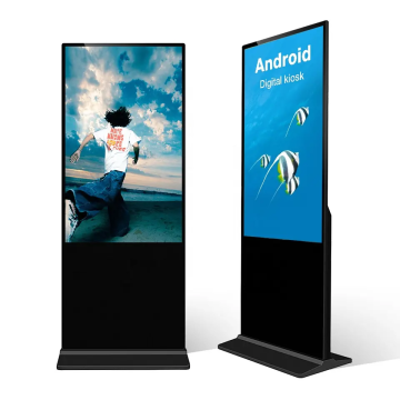 43 ιντσών Ultra Thin Kiosk LCD οθόνη για ψηφιακή σήμανση δαπέδου