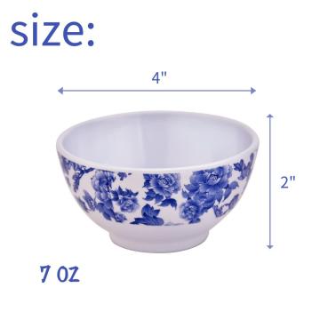 4 Inch Melamine Deep Bowls Set of 6