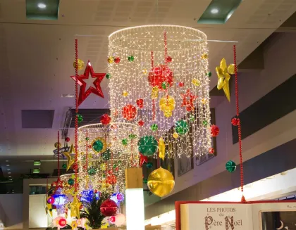 Hanging Atrium Christmas Lights for Shopping Malls