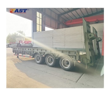 EAST 3 Axle Folding Gooseneck Drop Deck Lowboy Semi Trailer for Sale