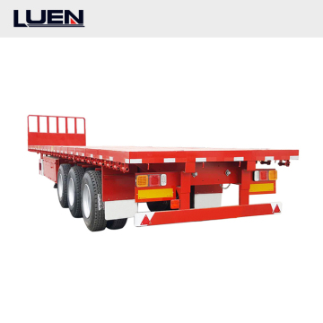 3Axle 4Axle Semi Trailers and Flatbed Tri-Axle Container Trailer Prices