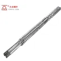 Krauss maffei kmd extruder screw at bariles na may tungsten-carbide coating