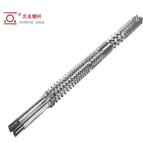Krauss maffei kmd extruder screw at bariles na may tungsten-carbide coating