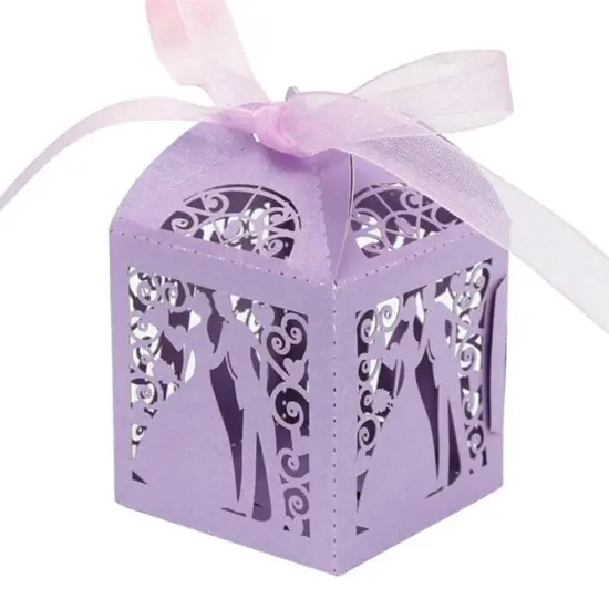 New Design Craft Paper Wedding Favor Gift Boxes