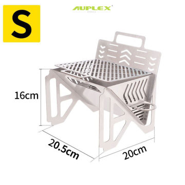 Mini Dismountable Ultra Light Portable Stainless Steel Outdoor Easy to Carry BBQ Grill