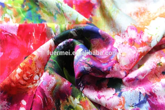 silk print fabric