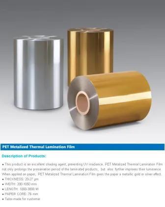 best price gloss and matt thermal lamination bopp film bopp metalized film