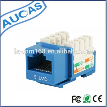 PunchDown Keystone Jack / rj45 modular plug / commscope cat6 keystone jack