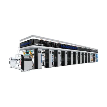High Speed Rotogravure Printing Machine HTRP-300ES for 9 Colors BOPP Film, Paper, PVC, and Nolon