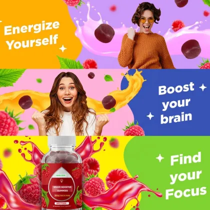 OEM/ODM Brain Gummies Organic Brain Booster Gummies