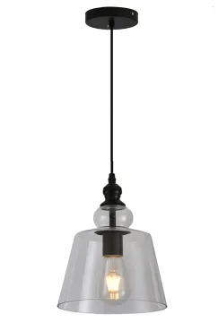 Creative simplified art single head glass light