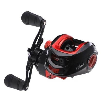 ORJD Baitcasting Reel for Fishing Bass with Magnetic Metal Spool